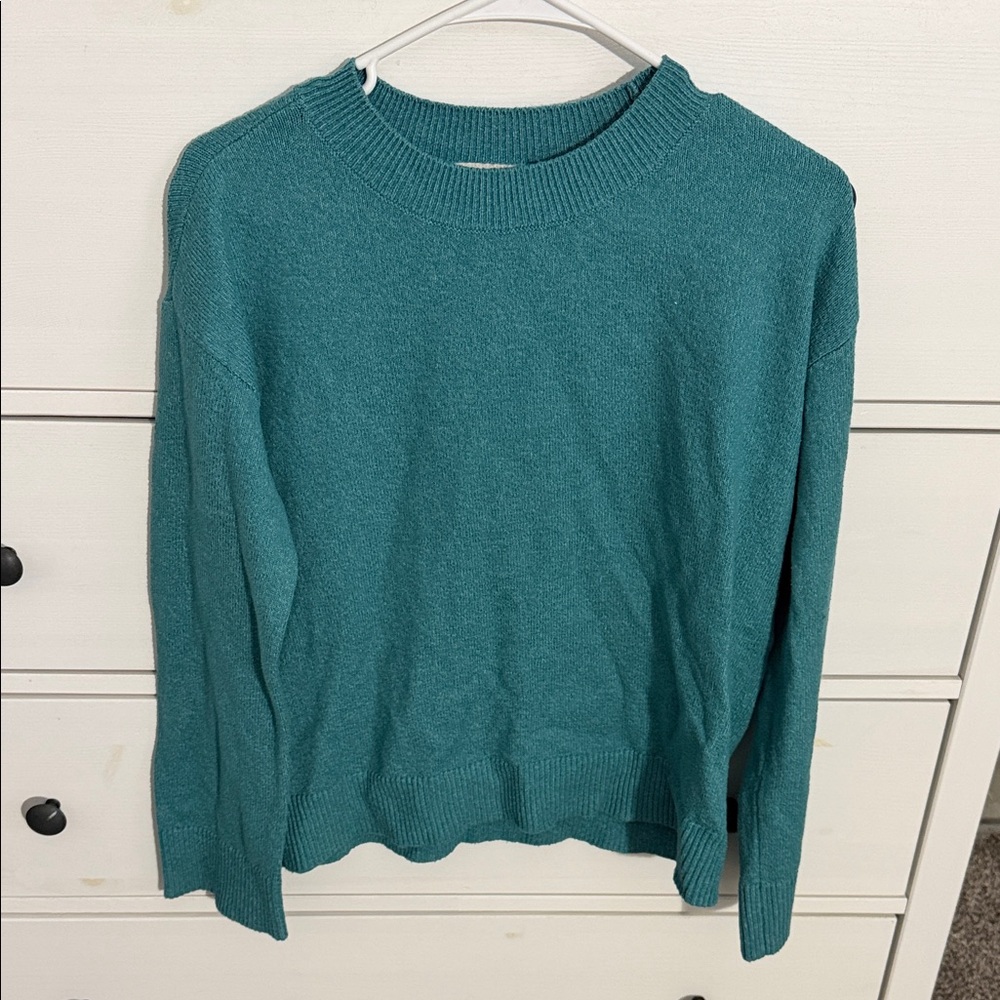 LOFT Turquoise Knit Sweater